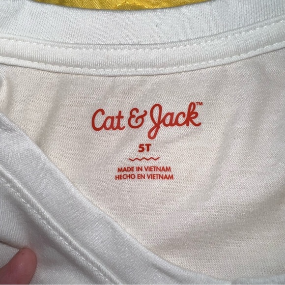 🌼 🎄Cat & Jack Shirt Toddler Girls Size 4T 5T New NWOT Christmas Shirt Family - Picture 8 of 16